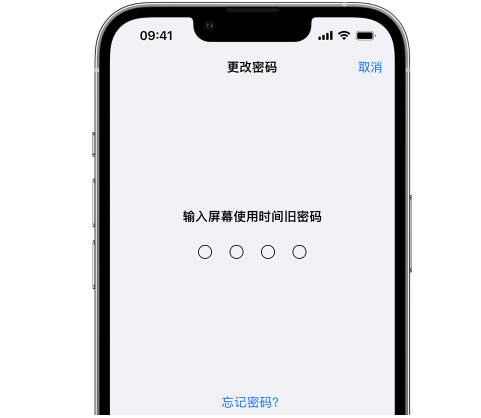 净潭乡iPhone屏幕维修分享iPhone屏幕使用时间密码忘记了怎么办 