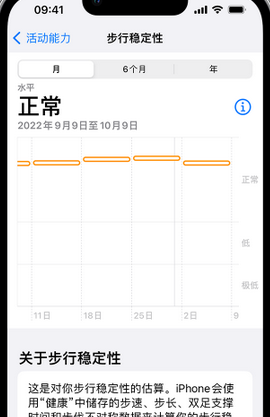 净潭乡iPhone手机维修如何在iPhone开启'步行稳定性通知'