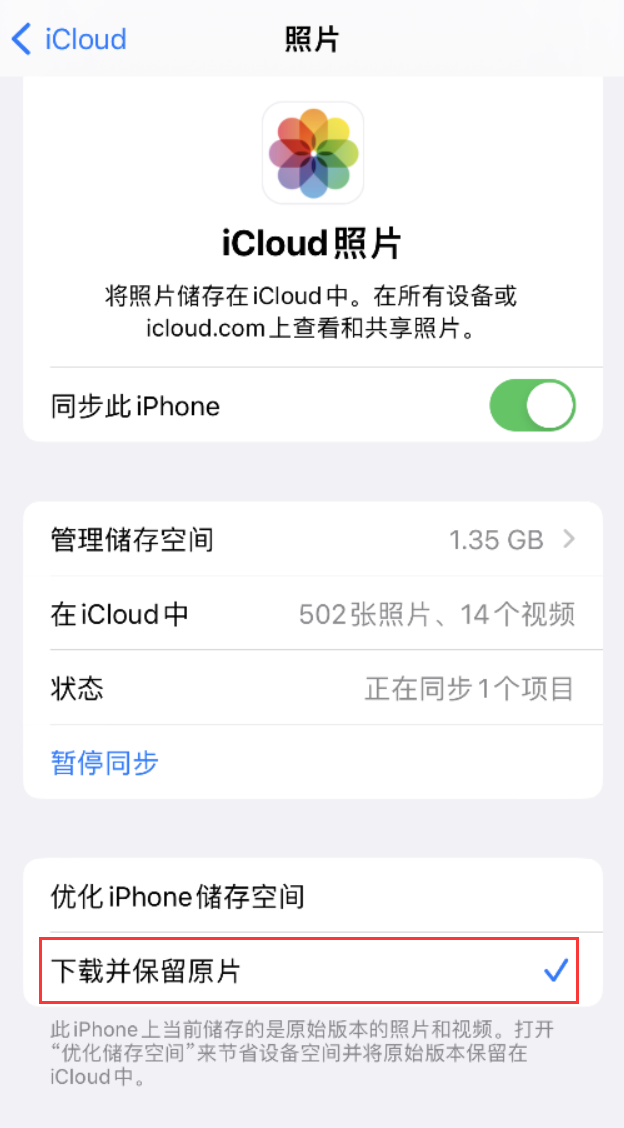 净潭乡苹果手机维修分享iPhone 无法加载高质量照片怎么办 