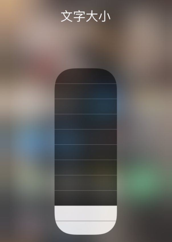 净潭乡苹果手机维修分享小技巧：在 iPhone 控制中心快速调节字体大小 